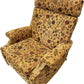 Floral Manual Recliner Armchair High Back with Footrest (Pre-Loved)