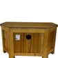 Oak Effect Corner TV Stand Media Unit Drawer Open Shelf Storage (Pre-Loved)