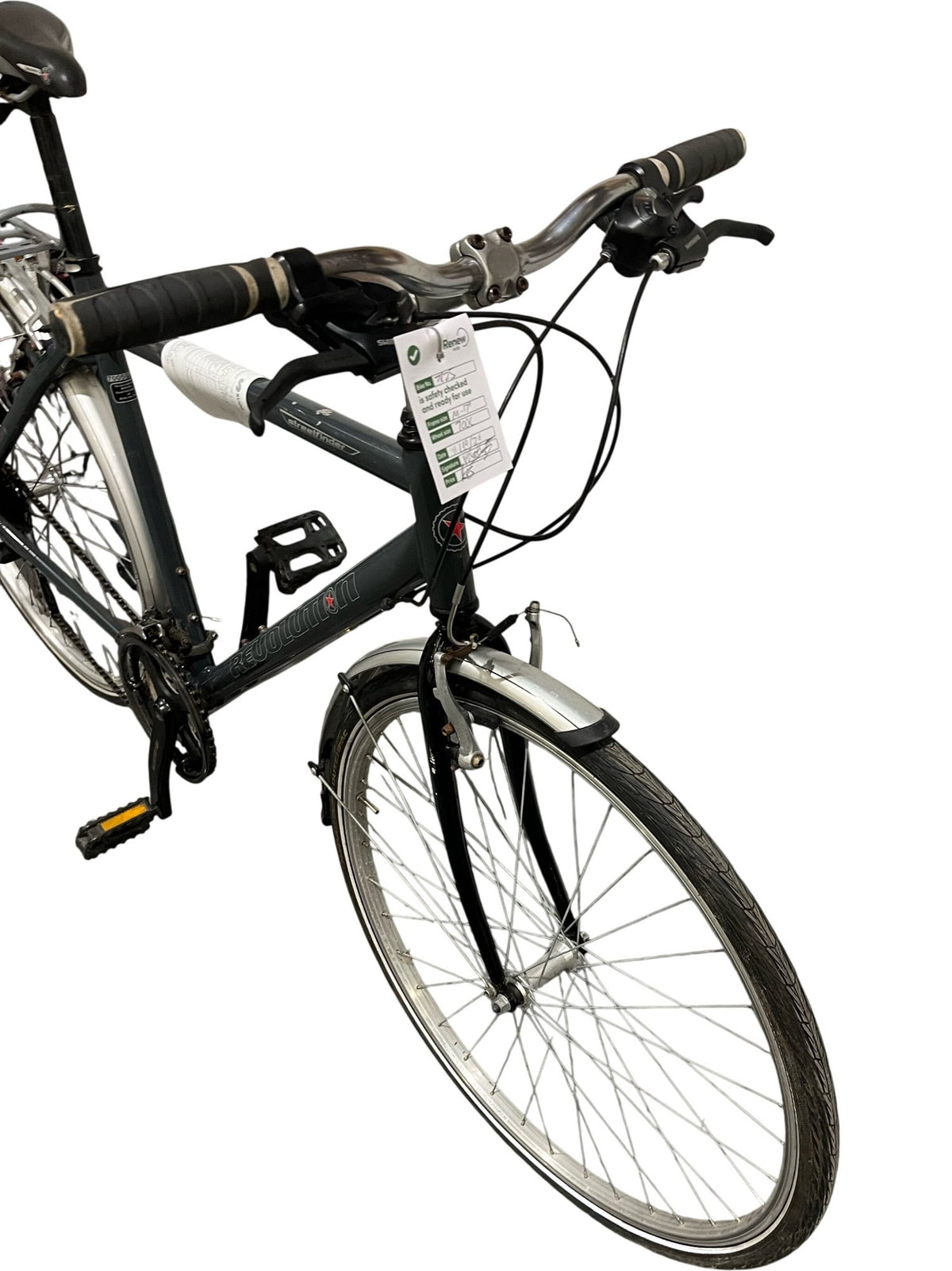 Serviced Revolution Hybrid Bike 17" Frame 700c Wheels (Pre-Loved)