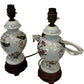 Pair of Floral Bird Ceramic Table Lamps (Pre-Loved)