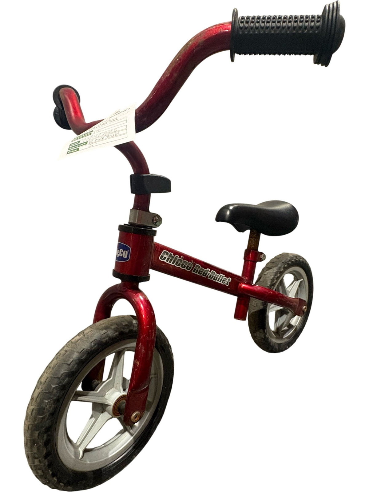 Serviced Chicco Push Bike Red Bullet 12" (Pre-Loved)