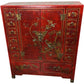 Chinese Dynasty Style Red Lacquered Handpainted Cabinet (Pre-Loved)