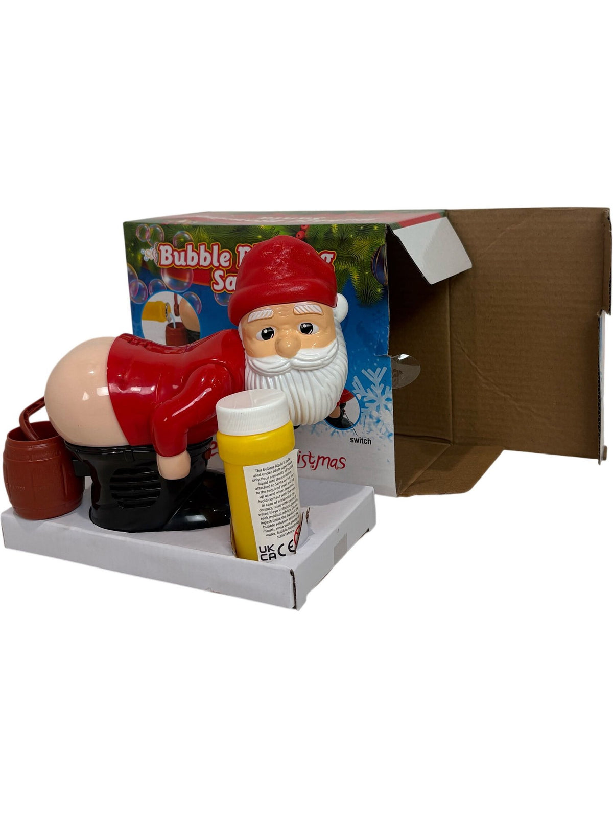 Bubble Blowing Santa Christmas Decoration (Unused)