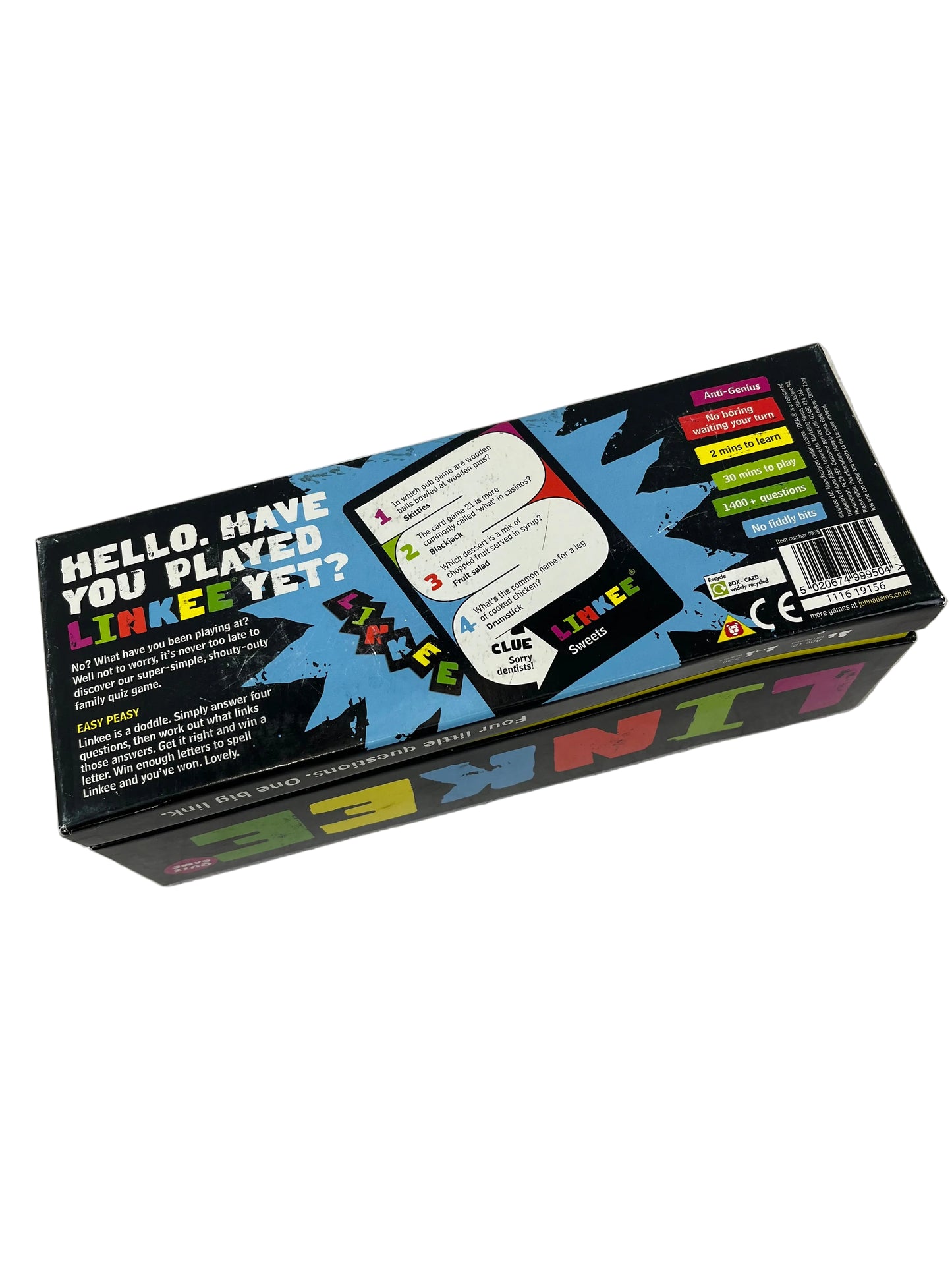 Linkee Party Quiz Card Game (Pre-Loved)