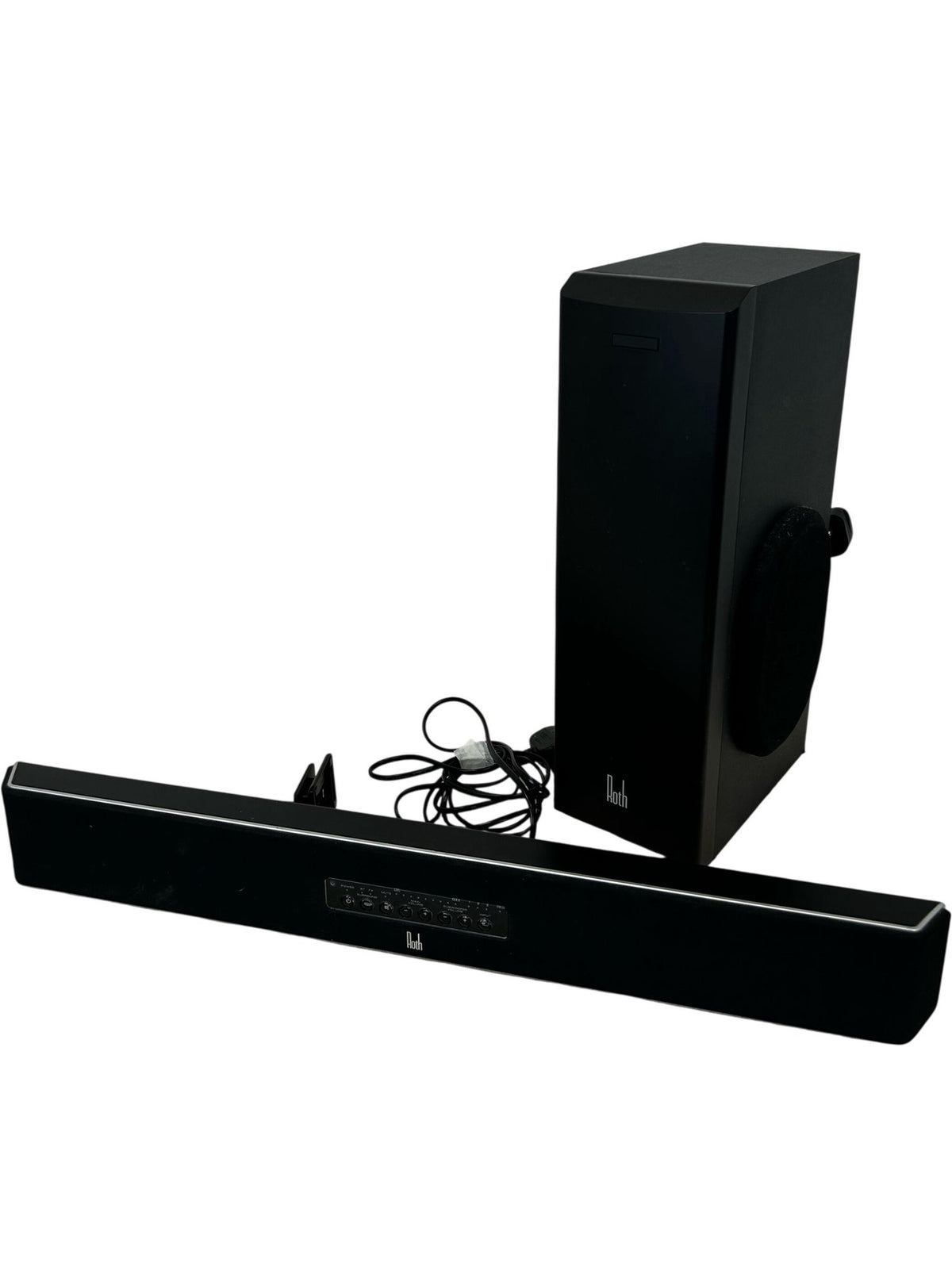 Roth BAR 1 Soundbar with Wireless Subwoofer & Manual Black (Pre-Loved)