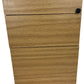 EFG 3 Drawer Mobile Pedestal Filing Cabinet Lockable Oak Effect (Pre-Loved)