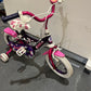 Bubble Purple 12” Children’s Bike With Stabilisers (Pre-Loved)