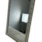 Large Silver Ornate Rectangular Wall Mirror Decorative Frame (Pre-Loved)