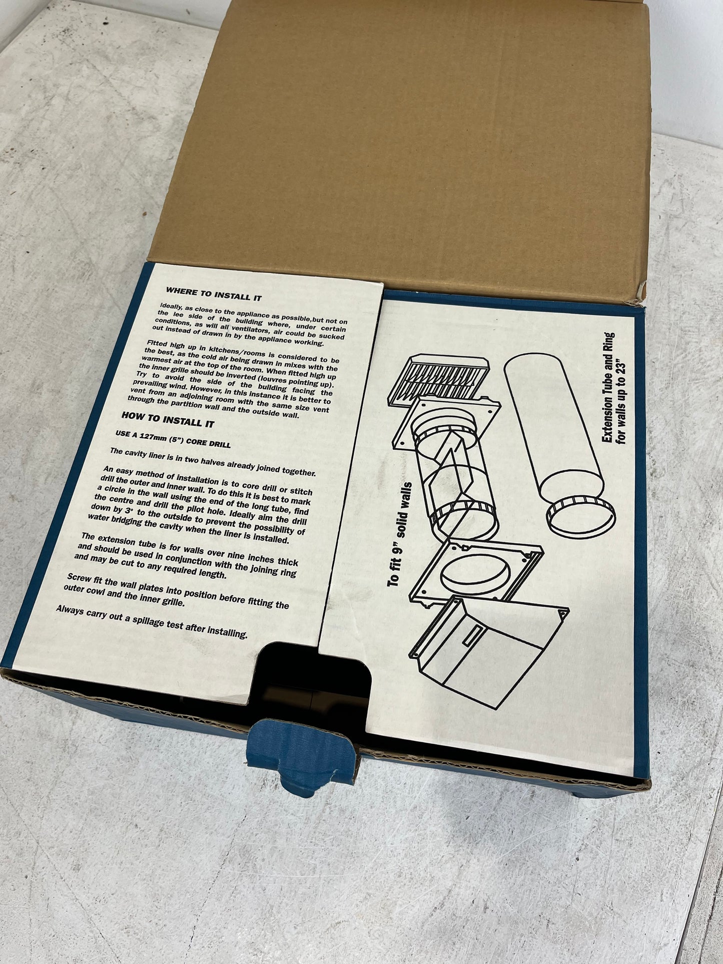 Stadium BM725 Core Drill Black Hole Ventilator (New)