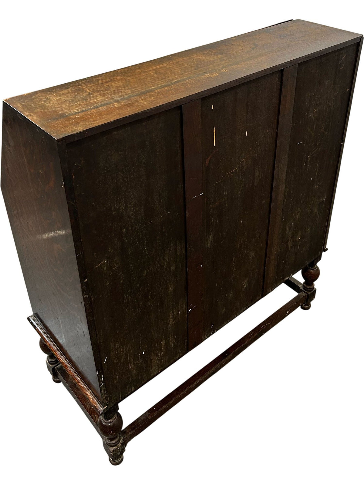 Vintage Drop Front Bureau Writing Desk with Drawers (Pre-Loved)