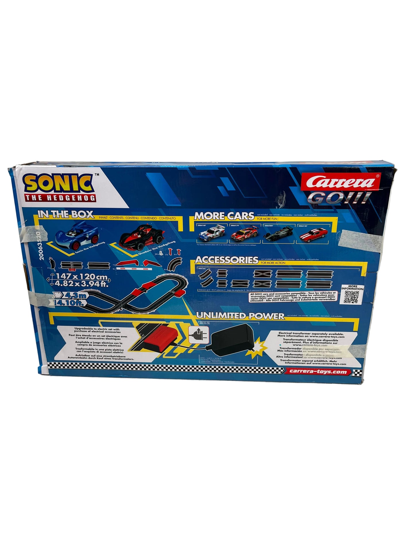 Carrera Go!!! Sonic the Hedgehog Electric Toy Car Track Set (New)