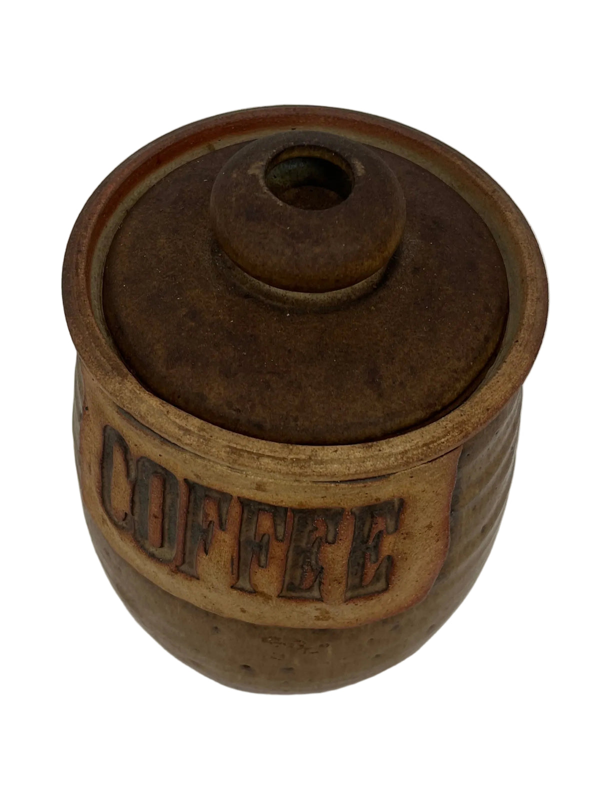 Vintage Stoneware Coffee And Sugar Jars (Pre-Loved)