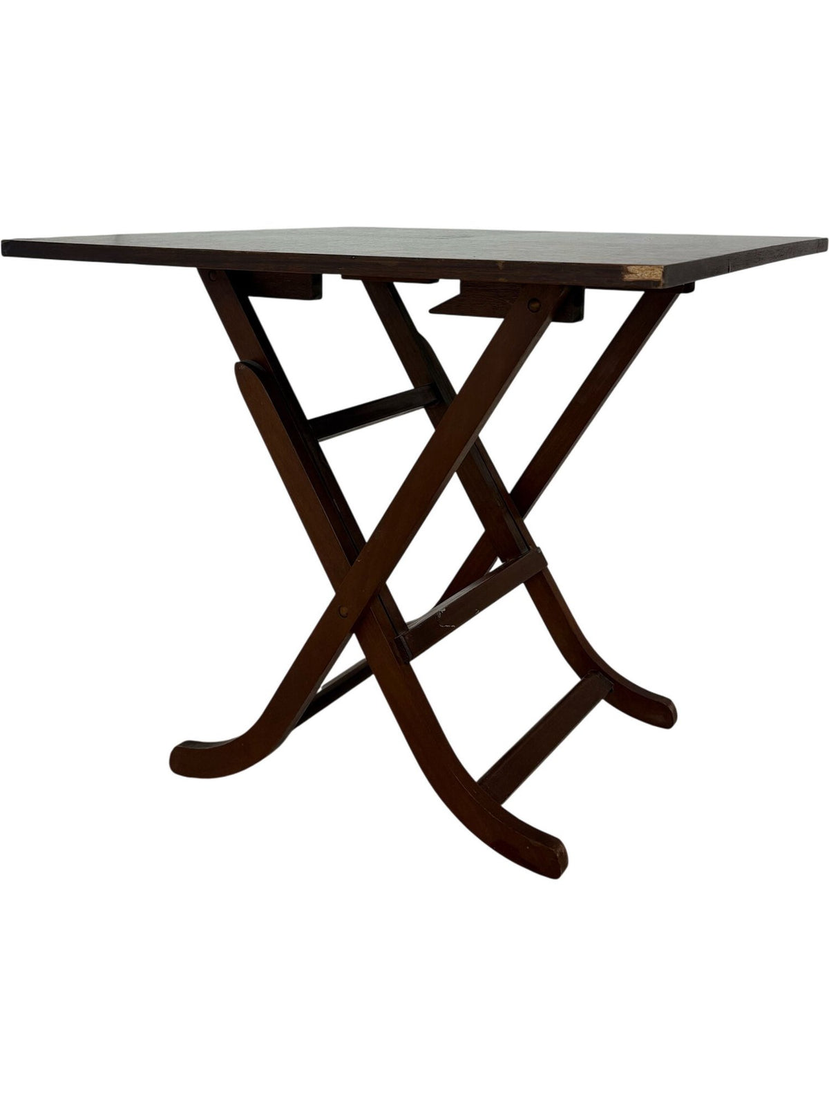 Vintage Folding Table Wood Square (Pre-Loved)