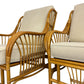 Mid Century Vintage Boho Bamboo Rattan Lounge Chairs Set of Two(Pre-Loved)