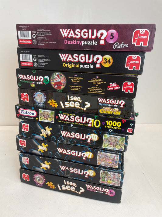 Wasgij Jigsaws Checked x9 (Pre-loved)