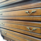 Vintage Wooden Roll Top Desk with Brass Handles (Pre-Loved)