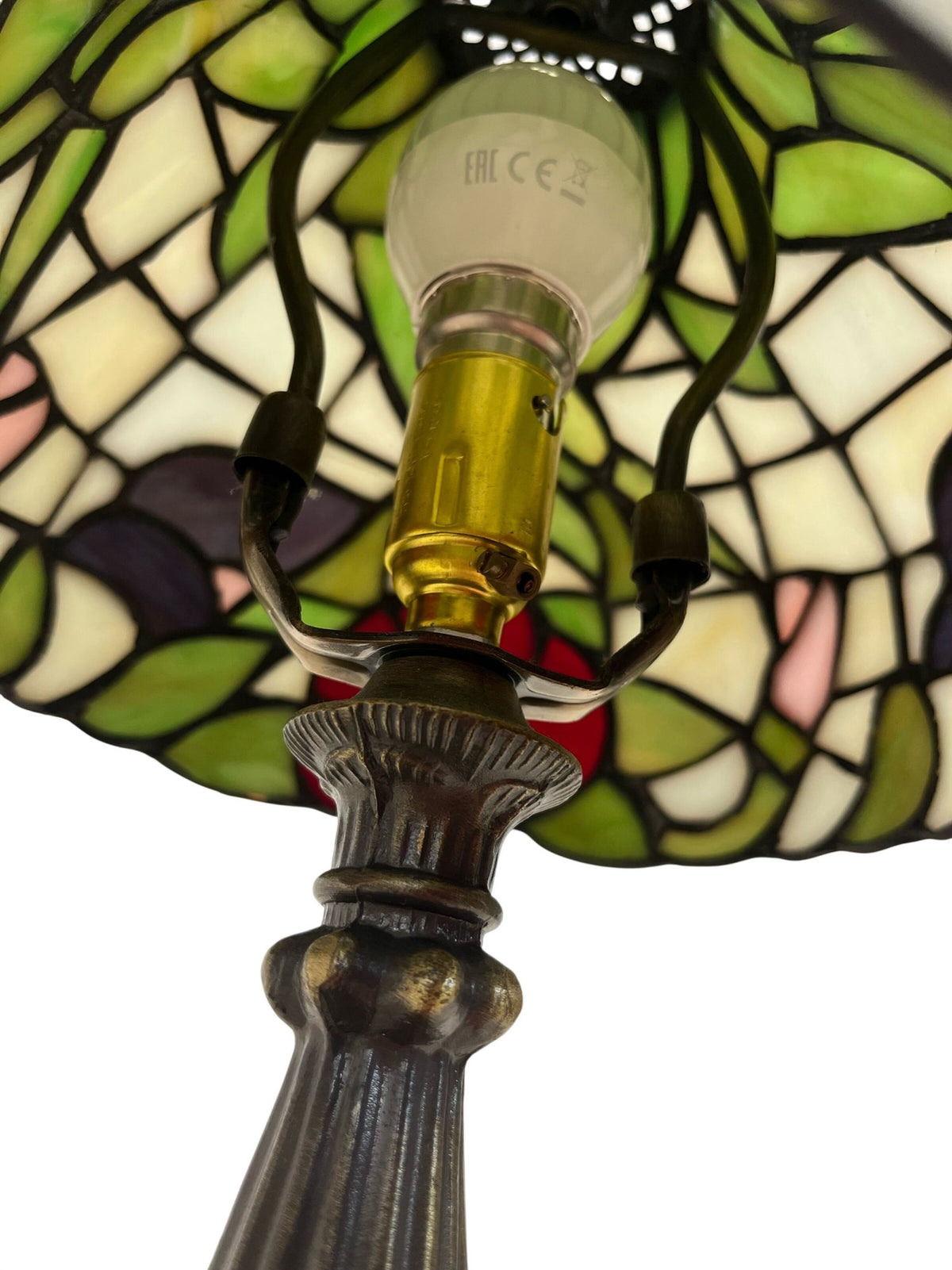Tiffany Style Stained Glass Table Lamp (Pre-Loved)