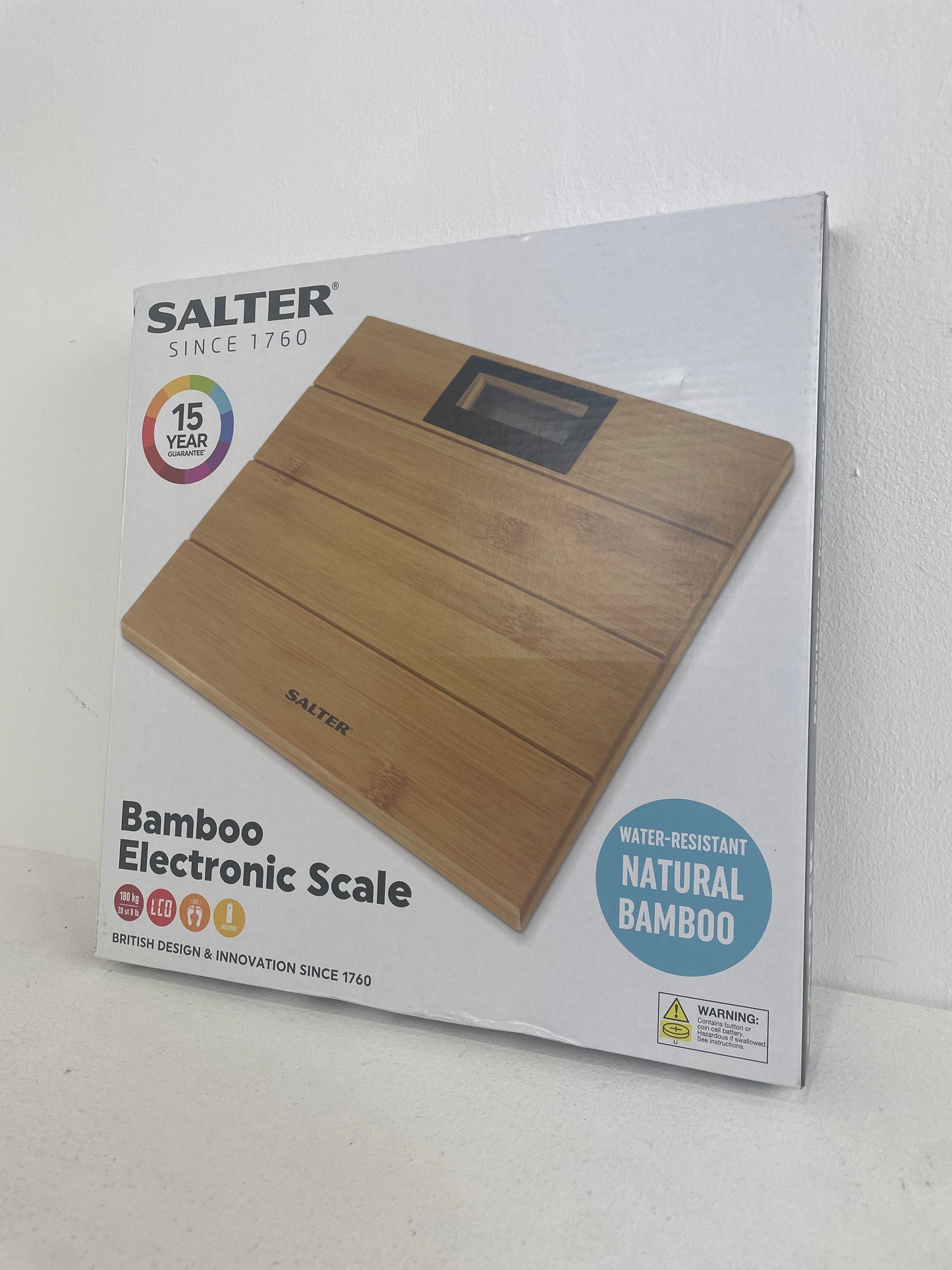 Salter Bamboo Electronic Scale (Pre-Loved)