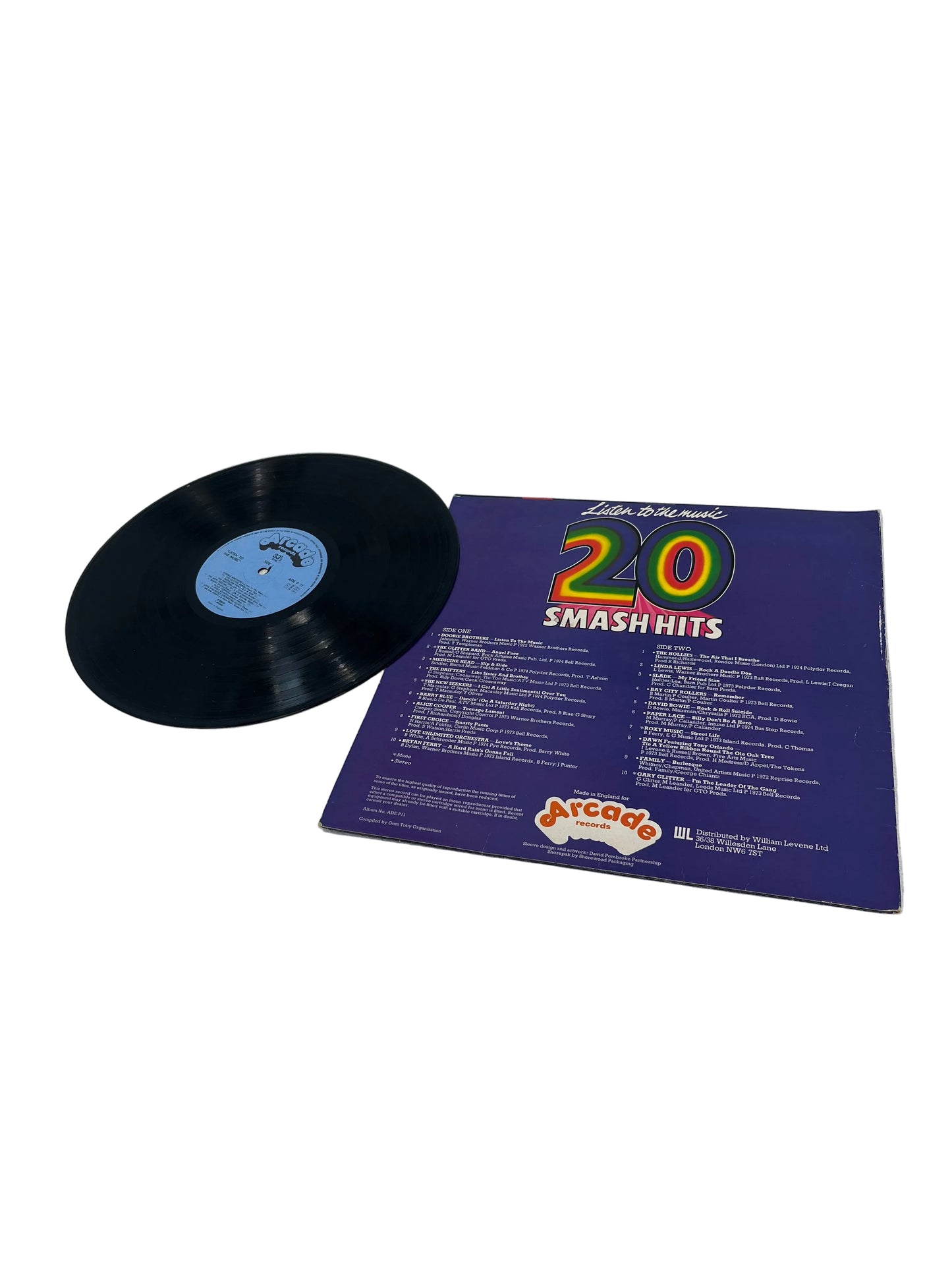 Listen To The Music 20 Smash Hits Vinyl (Pre-Loved)