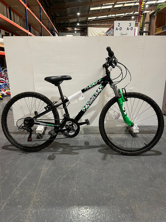 Apollo Gridlock Black Green 24” Bike (Pre-Loved)