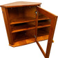 Pine Wood Corner Medicine Cabinet with Mirror (Pre-Loved)