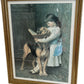 Vintage Pears Print Naughty Boy Framed Art Print (Pre-Loved)