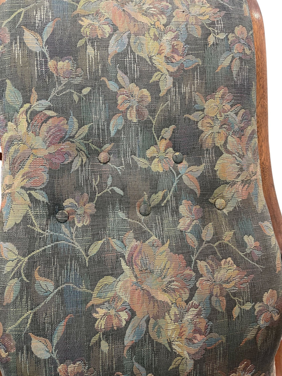 Vintage Floral Wooden Rocking Chair (Pre-Loved)