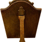 Vintage Style Wooden Dressing Table Mirror Shell Crest 36cm (Pre-Loved)