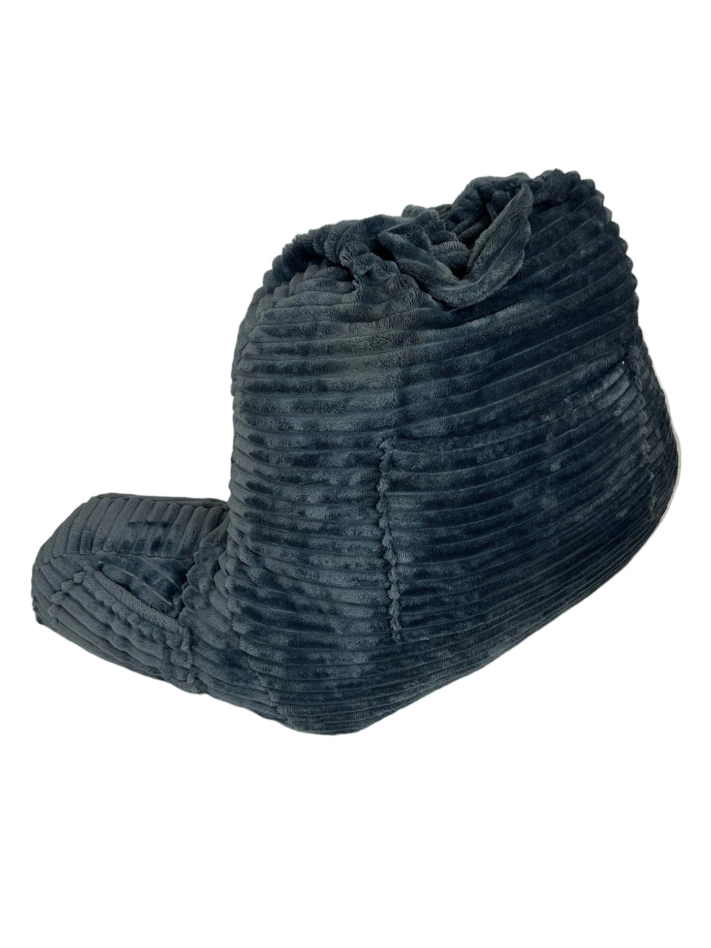 Slate Grey Fluffy Reading Bed Pillow Cushion (Pre-Loved)