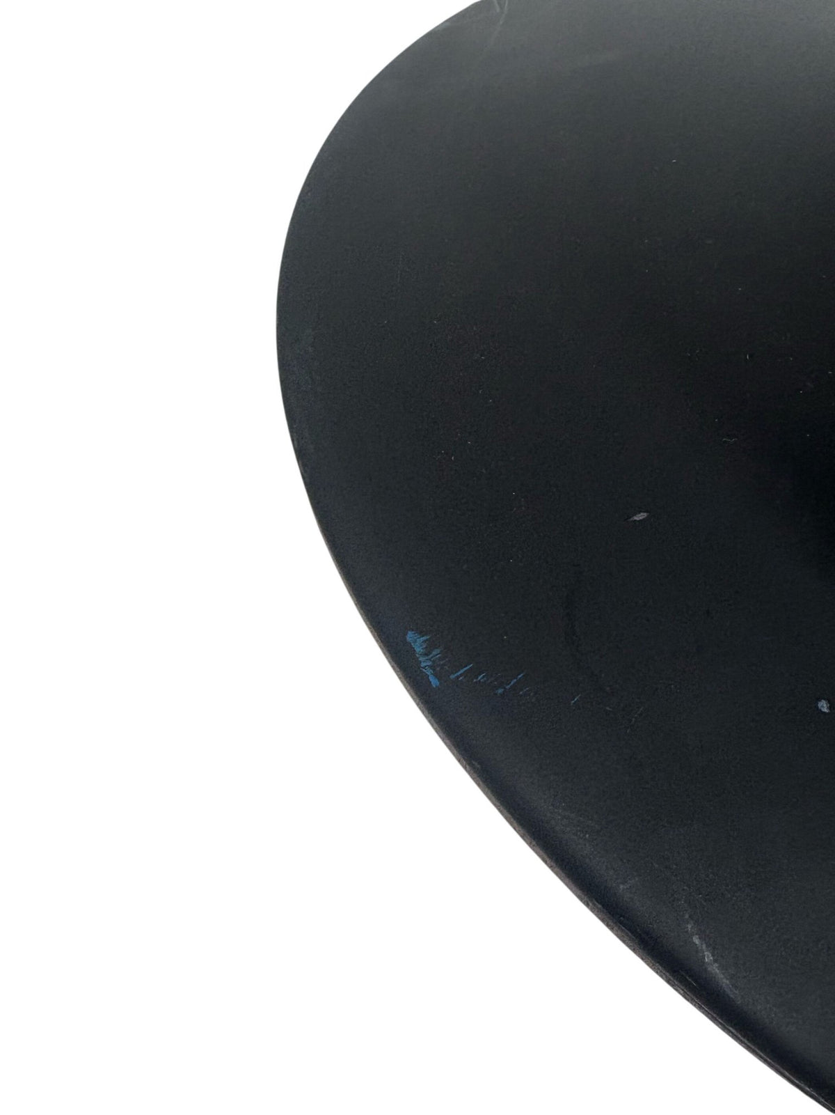 Adjustable Bar Stool Black Faux Leather (Pre-Loved)