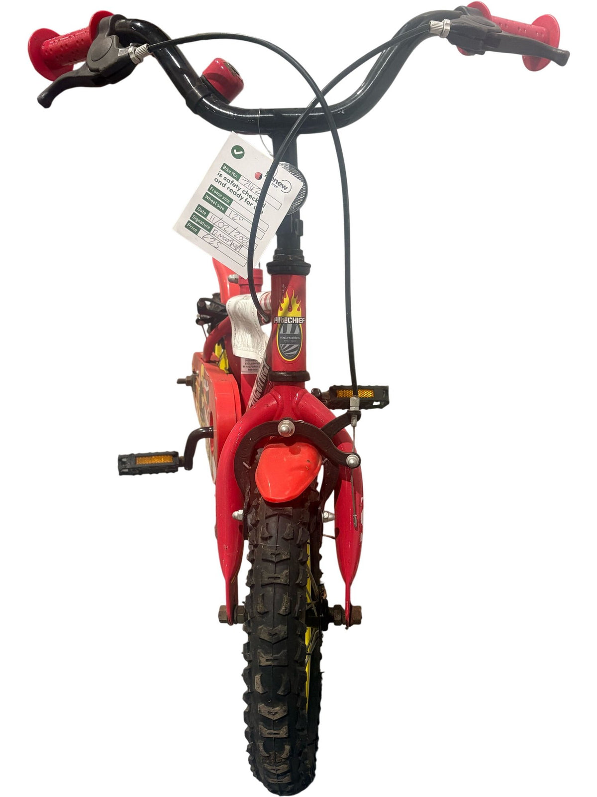 Serviced Firechief Push & Pedal Bike Firechief 12 Inch (Pre-Loved)