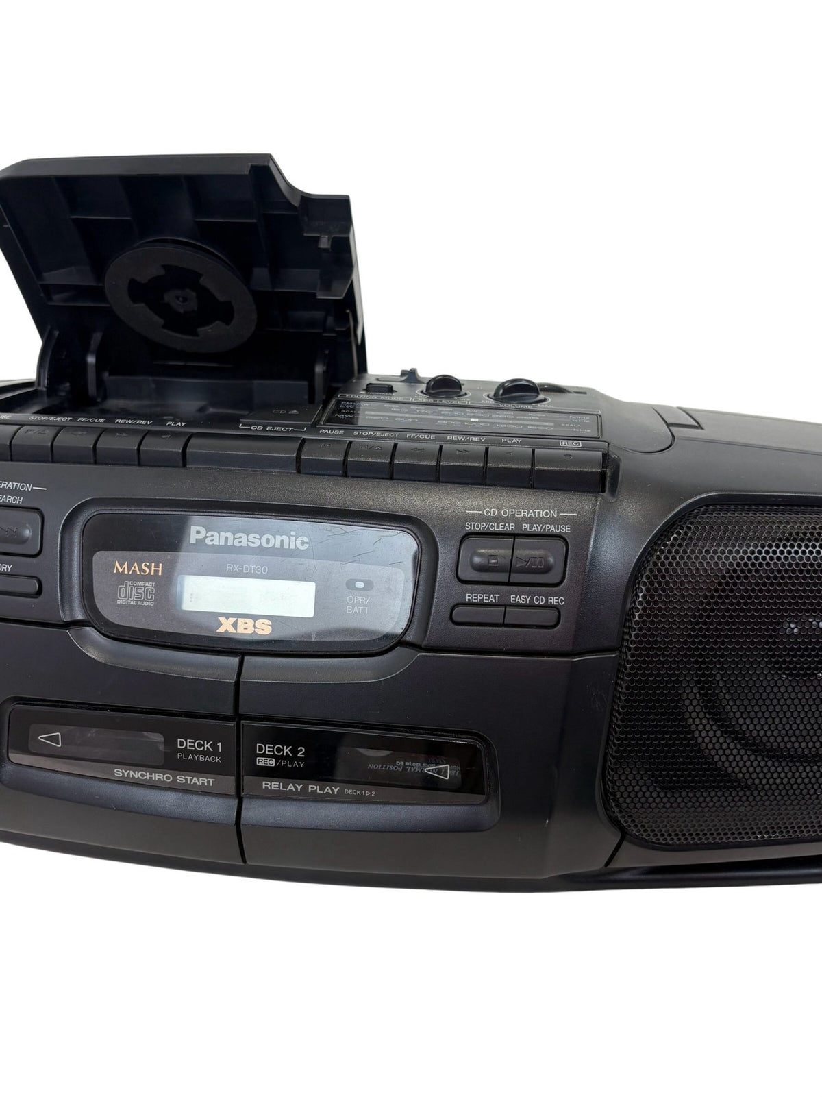 Serviced Panasonic Boombox RX-DT30 Dual Cassette CD Player (Pre-Loved)