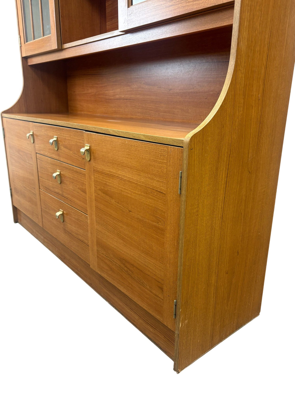 Wooden Sideboard With Glass Doors (Pre-Loved)