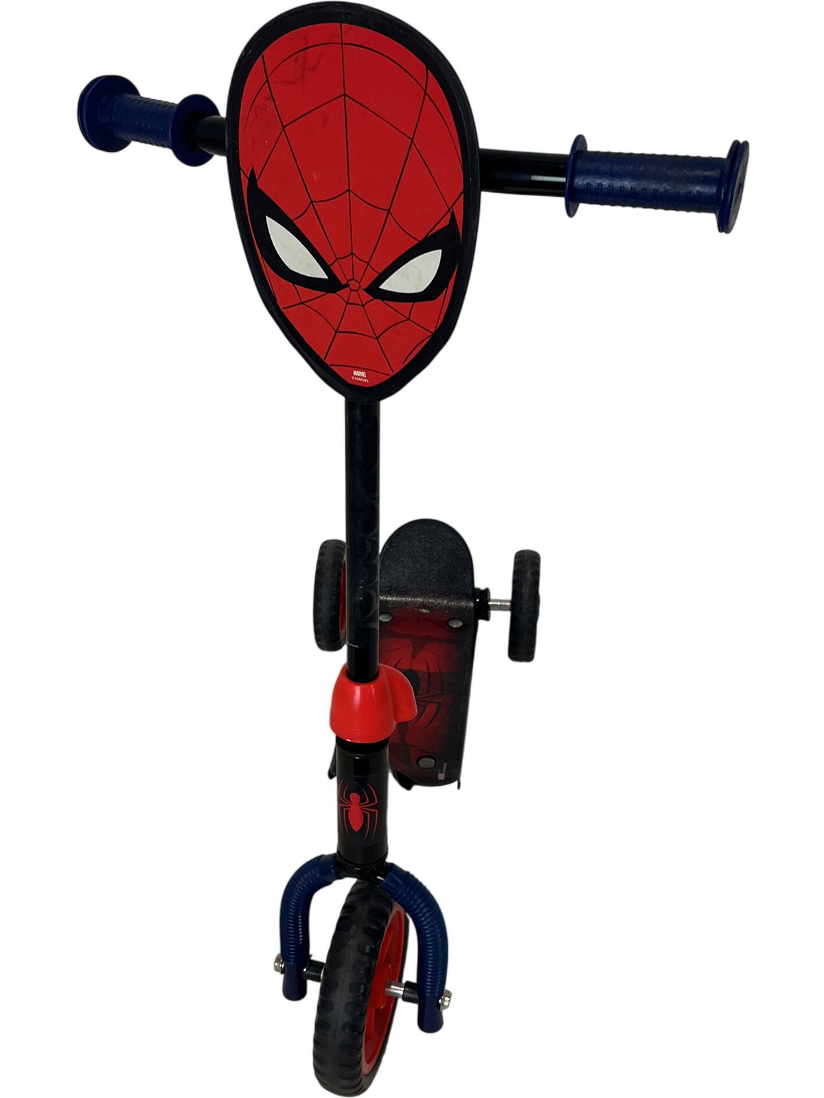 Marvel Spider-Man Push Scooter Kids Red Black Design (Pre-Loved)