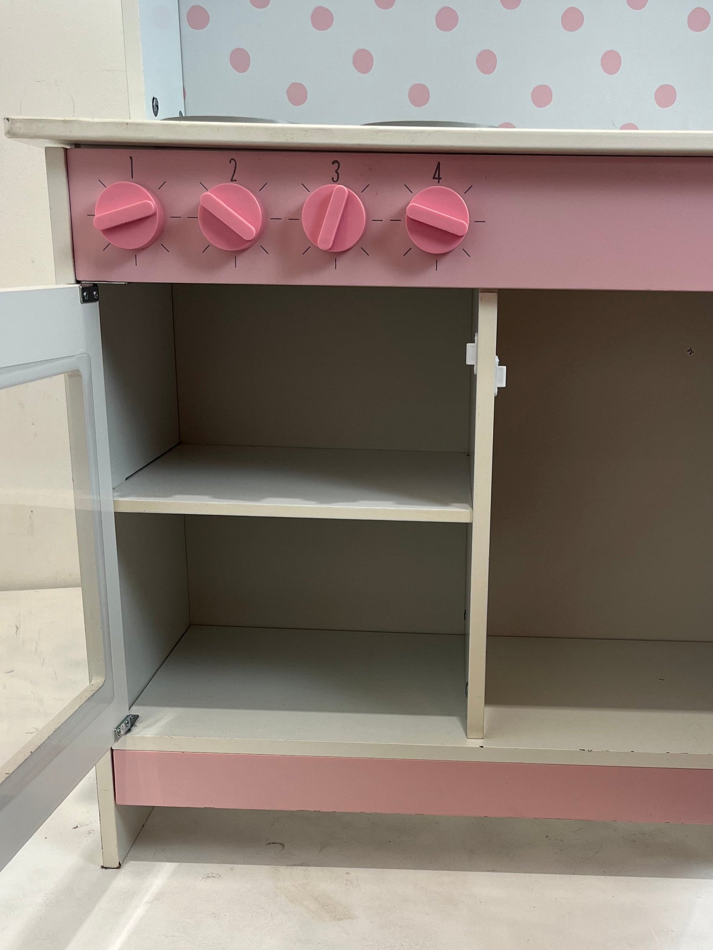 Pink Wooden Toy Kitchen Playset (Pre-Loved)