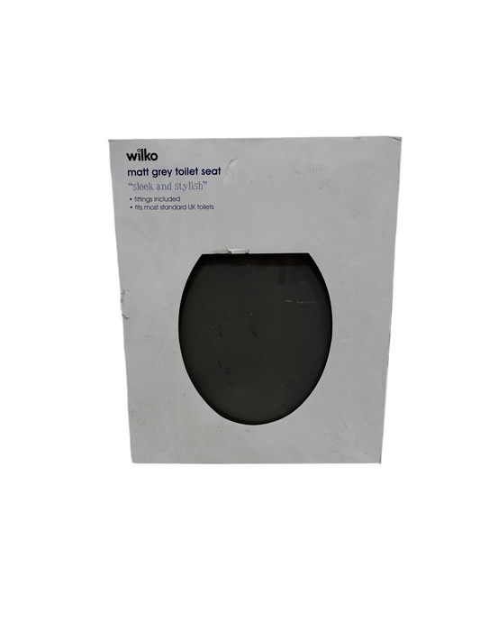 Matt Grey Toilet Seat (New)