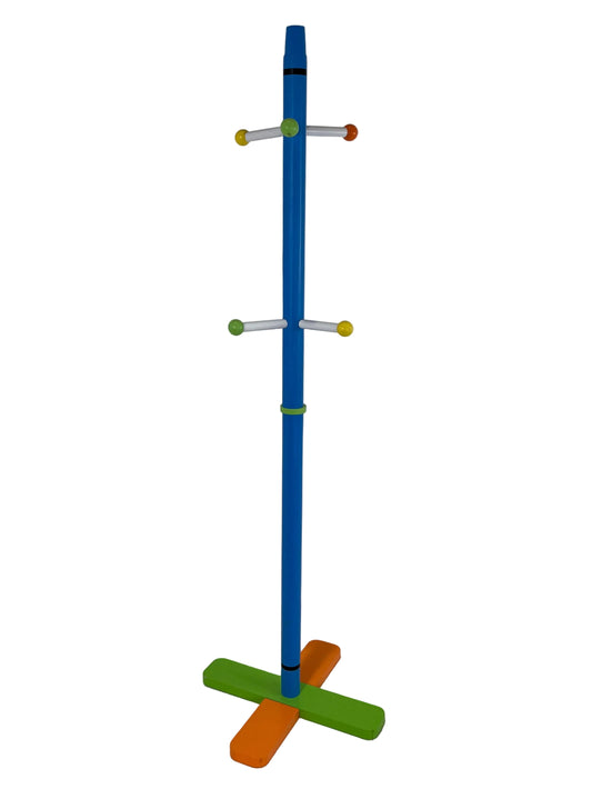 Children's Colourful Blue Coat Hanger Stand (Pre-Loved)