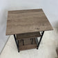 Wooden Metal Frame Vinyl Record Player Stand (Pre-Loved)