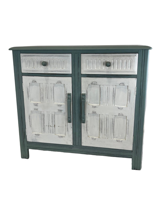 Vintage-Style Wooden Sideboard Cabinet Draws (Pre-Loved)