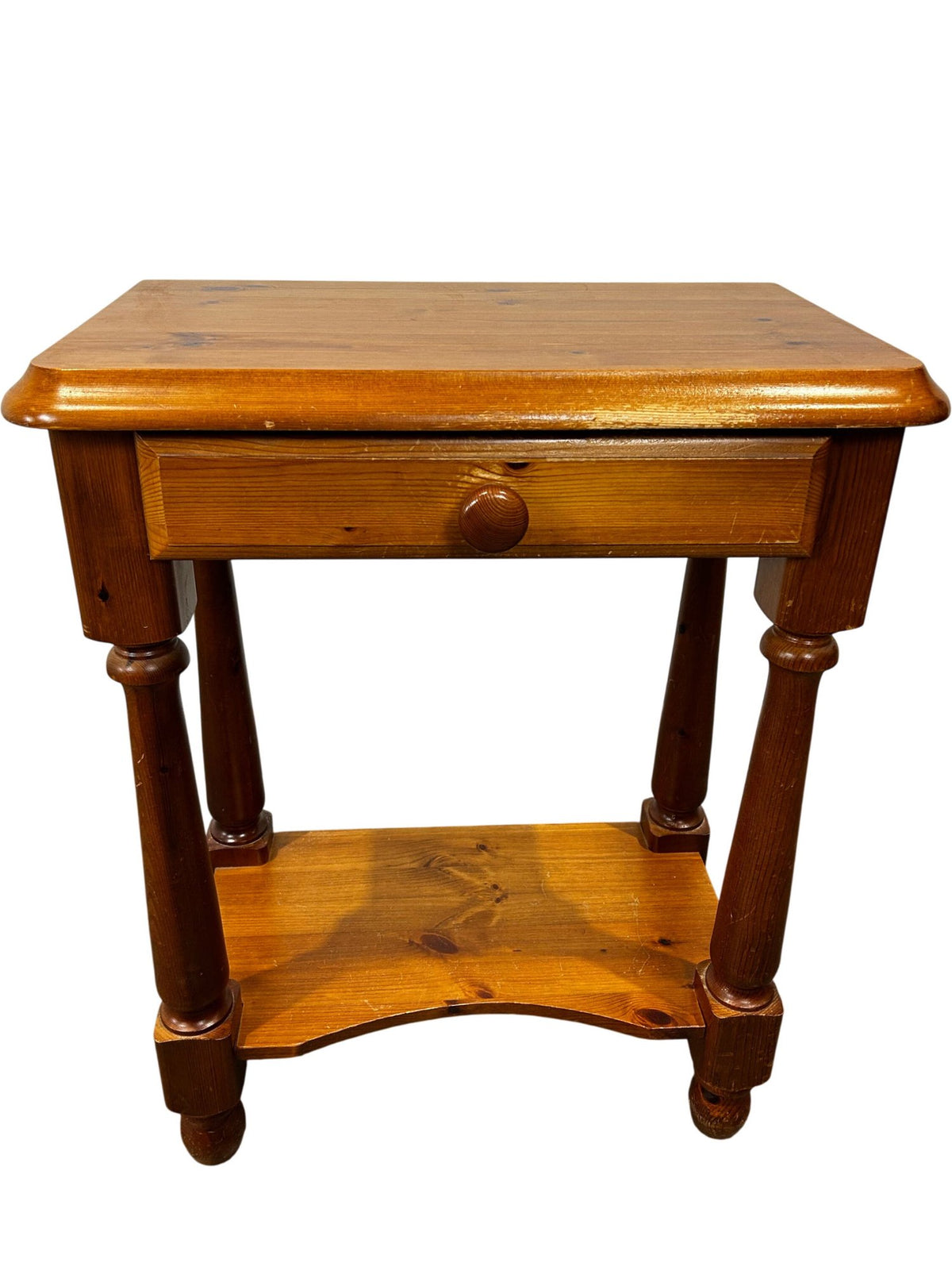 Wooden Side Table with Drawer (Pre-Loved)