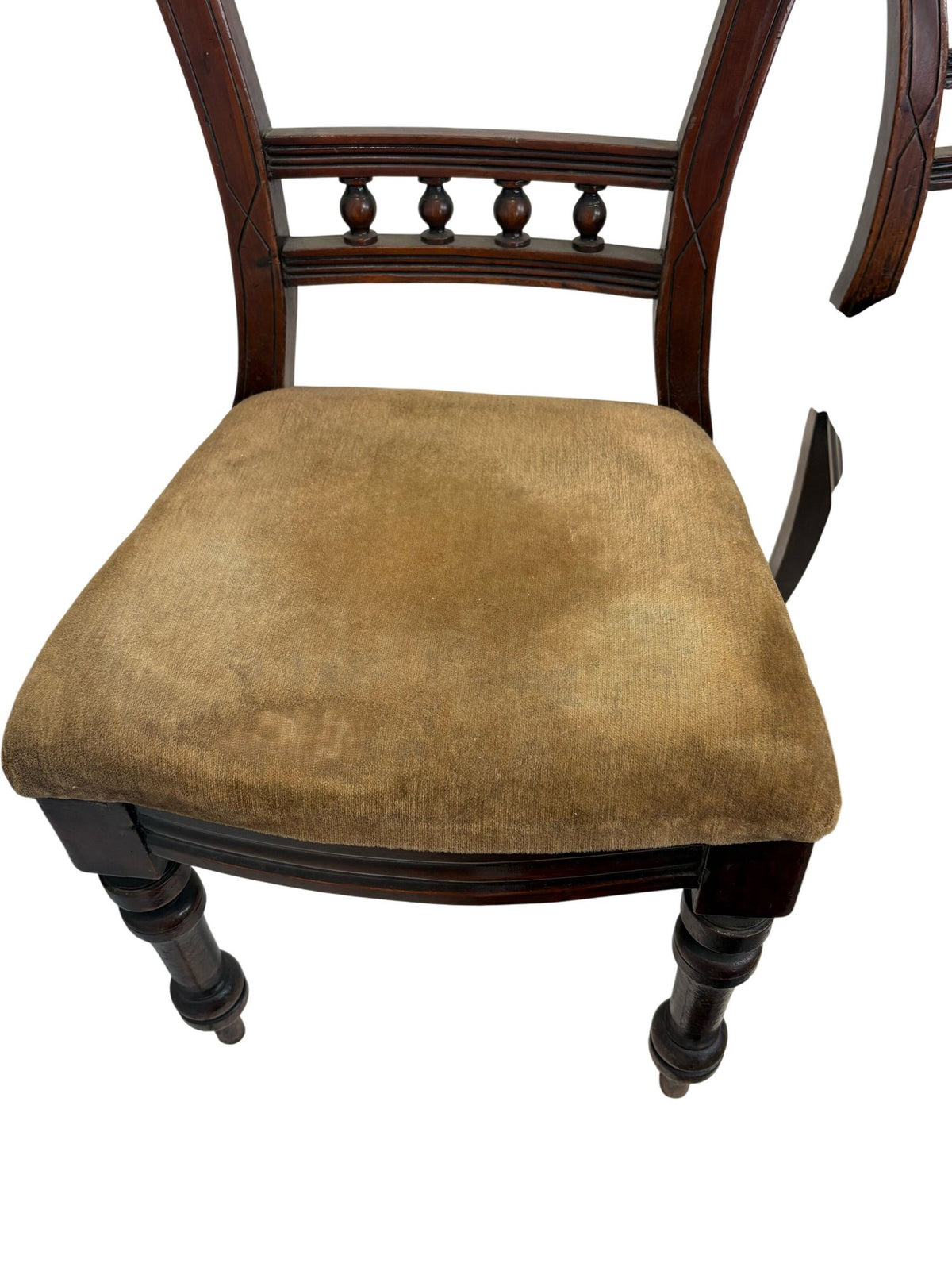 Antique Victorian Wooden Dining Chair Set of 4 (Pre-Loved)