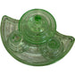 Green Glass Vanity Set with Lid (Pre-Loved)