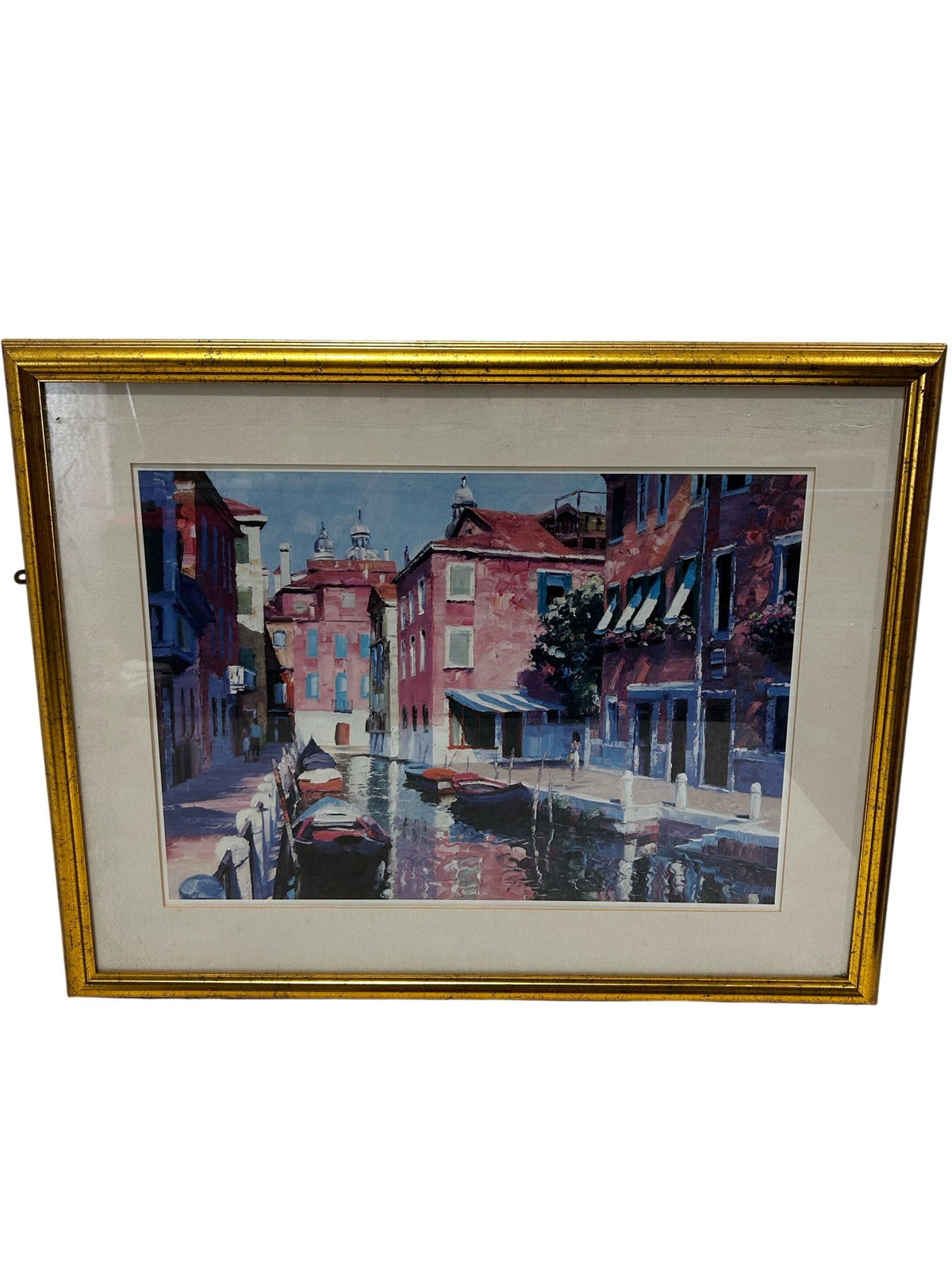 Jones Fine Art Venetian Canal Framed Artwork (Pre-Loved)