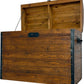 Vintage-Style Wooden Storage Chest Trunk (Pre-Loved)
