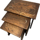 Vintage Set of 3 Wooden Nesting Tables (Pre-Loved)