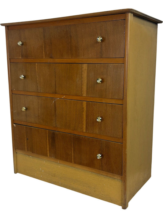 Wooden Dresser 4-Drawer (Pre-Loved)