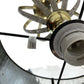 Pair of Gold Metal Table Lamps with Mesh Shades (Pre-Loved)