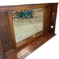 Vintage Wooden Framed Mirror with Carved Design (Pre-Loved)