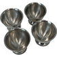 Vintage Retro Stainless Steel Egg Cups Set of 4 (Pre-Loved)
