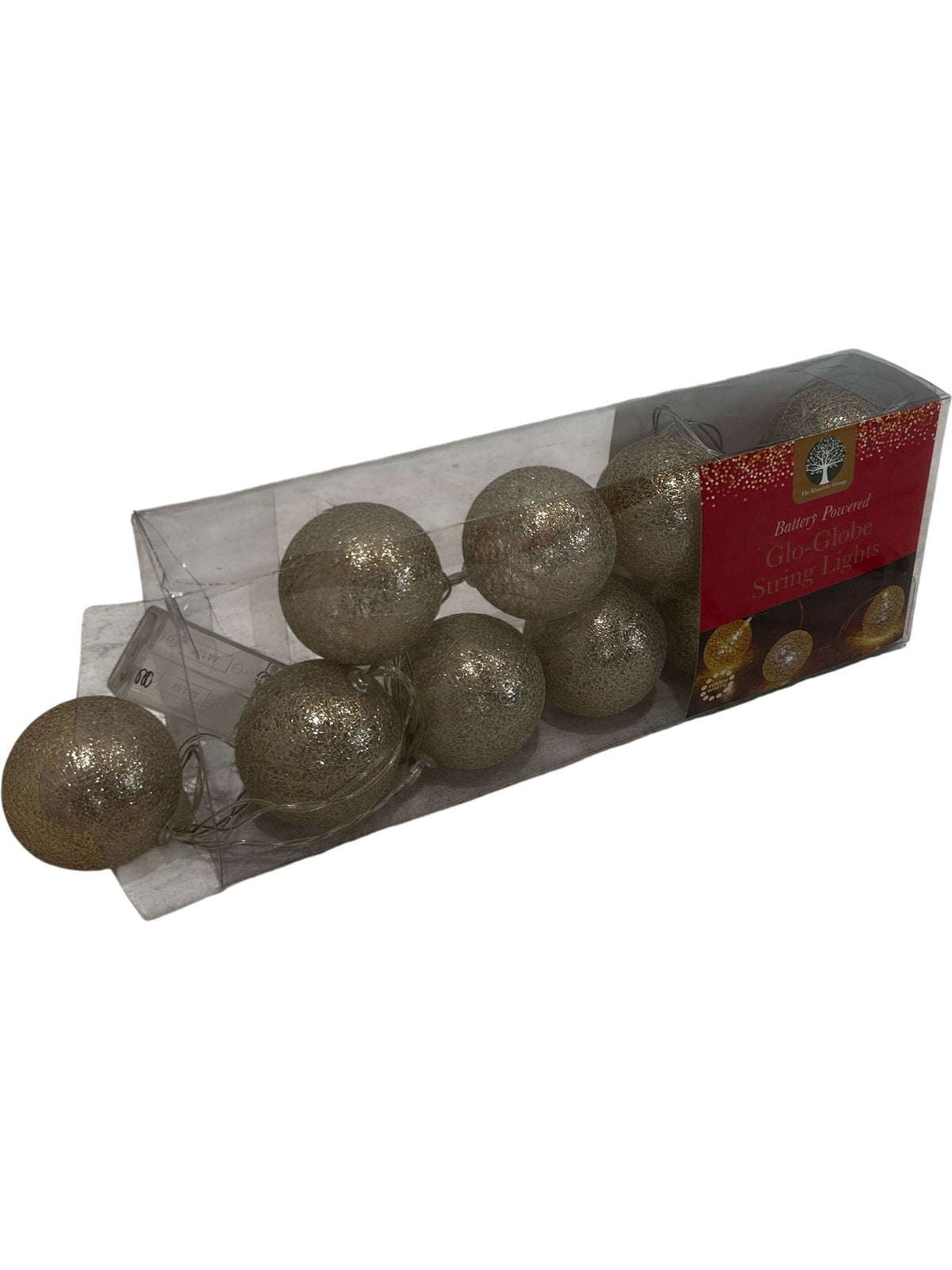 The Natural Tree Company Warm White Glo-Globe String Lights x10 (New)